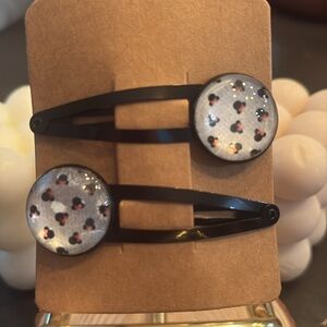 Minnie Mouse Snap Closure Hairpins